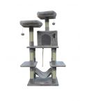YES4PETS 145 cm Cat Scratching Post Tree Scratcher Pole-Little Grey