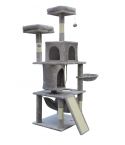 YES4PETS Large Cat Scratching Post Tree Scratcher Pole-Little Grey