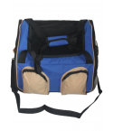 YES4PETS Pet Carrier Dog Cat Car Booster Seat Portable Soft Cage Travel-Blue