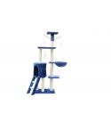 YES4PETS 138cm Cat Scratching Post Tree Post House Tower with Ladder-Blue
