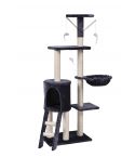 YES4PETS 138cm Cat Scratching Post Tree Post House Tower with Ladder-Grey
