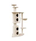 YES4PETS 170cm XL Multi Level Cat Scratching Post Tree Post House Tower-Beige
