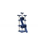 YES4PETS 180 cm Cat Kitten Scratching Post Tree W ladder-Blue