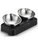 YES4PETS Stainless Steel Pet Bowl Water Bowls Portable Anti Slip Skid Feeder Dog Rabbit Cat