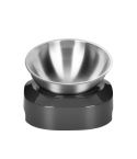 YES4PETS 2 x M Stainless Steel Pet Bowl Water Bowls Portable Anti Slip Skid Feeder Dog Rabbit Cat
