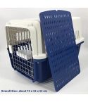 YES4PETS XL Dog Puppy Cat Crate Pet Rabbit Parrot Airline Carrier Cage W Bowl & Tray 72x53x53cm