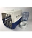 YES4PETS XL Dog Puppy Cat Crate Pet Carrier Cage W Mat & Water Dispenser 72x53x53cm