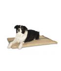 Large Hessian Pet Dog Puppy Bed Mat Pad House Kennel Cushion With Foam 100 x 69 cm