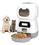 YES4PETS 3.5L Visible Automatic Digital Pet Dog Cat Feeder Food Bowl Dispenser