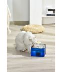 YES4PETS 3L Automatic Electric Pet Water Fountain Dog Cat Stainless Steel Feeder Bowl Dispenser Blue