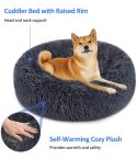 Soft Dog Bed Round Washable Plush Pet Kennel Cat Bed Mat Sofa Small 50cm