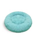 Pet Dog Bed Warm Plush Round Comfortable Nest Comfy Sleeping kennel Green M 70cm