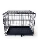 42" Pet Dog Cage Kennel Metal Crate Enlarged Thickened Reinforced Pet Dog House