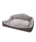 Sofa-Style Dog Bed Waterproof Washable Soft High Back Comfy Sleeping Kennel XL