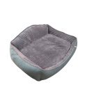 Large Pet Dog Bed Soft Warm Removable Washable High Back Mattress Puppy Mat M