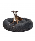 Fur King "Aussie" Calming Dog Bed - Medium - Grey - 80 cm