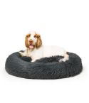 Fur King "Nap Time" Calming Dog Bed - Medium - Grey