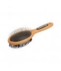 Natural Bamboo Two Sided Brush: Cats & Dogs