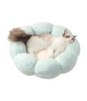 LIFEBEA Anti Skid Cute Cat Bed for Cats and Small Dogs-Light Green-S