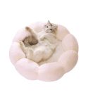 LIFEBEA Anti Skid Cute Cat Bed for Cats and Small Dogs-Light Pink-S