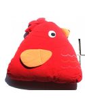 Chick Cuddling Cushion(15x18x35 Cm) Red