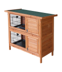 Large Rabbit Hutch with BASE Chicken Coop 2 Storey Guinea Pig Pet Cage House